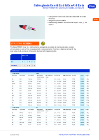 Thumbnail of document Ex product overview cable glands ex e ex d ex nr ex ta pxss2k en gb rstahl 20146